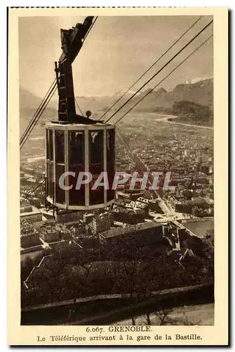 Dauphine Ansichtskarte AK Grenoble Le Teleferique a la gare de la Bastille