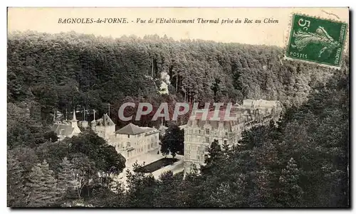 Bagnoles de l'orne Cartes postales Vue de l'etablissement thermal prise du roc au chien