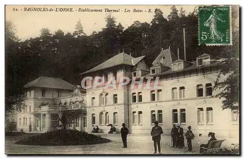 Bagnoles de L'orne Cartes postales Etablissement thermal Les bains