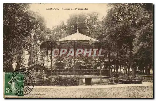 Alencon Cartes postales Kiosque des promenades