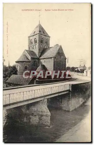 Domfront Ansichtskarte AK Eglise Notre Dame sur l&#39eau