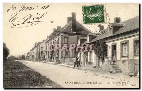 Cartes postales Saint Hilaire sur Risle La route de Paris