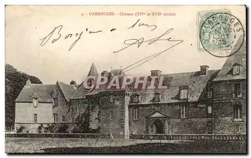 Cartes postales Carrouges Chateau (14 et 17eme)