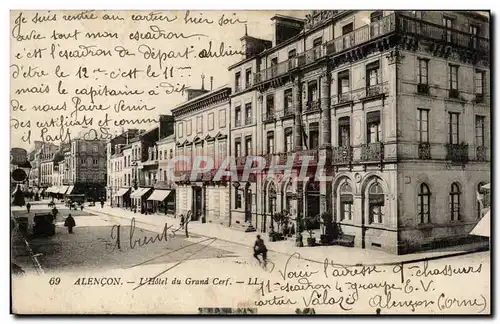 Alencon Cartes postales L&#39hotel du grand cerf