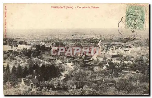 Domfront Cartes postales Vue prise du chateau