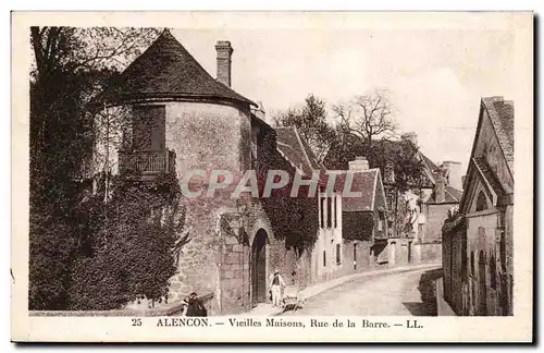 Alencon Ansichtskarte AK Vieilles maisons Rue de la Barre