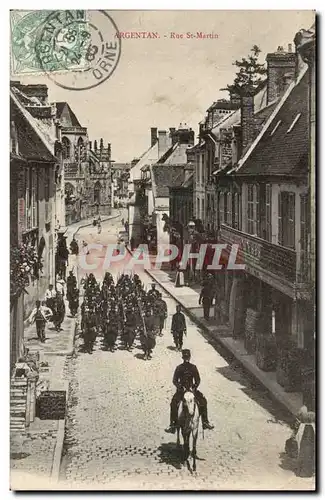 Argentan Cartes postales Rue St martin