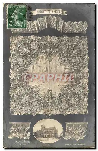 Point d'Alencon Cartes postales