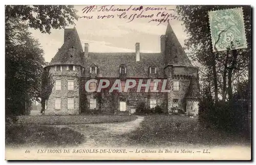 Environs de Bagnoles de L'orne Cartes postales Le chateau du Bois du maine