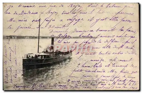 Cartes postales Royan Le bateau du Verdon (bateau boat)