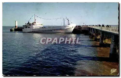 Ansichtskarte AK Royan La Cote d&#39argent a la jetee (bateau boat)