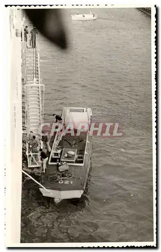 Ansichtskarte AK CARTE PHOTO Bateau