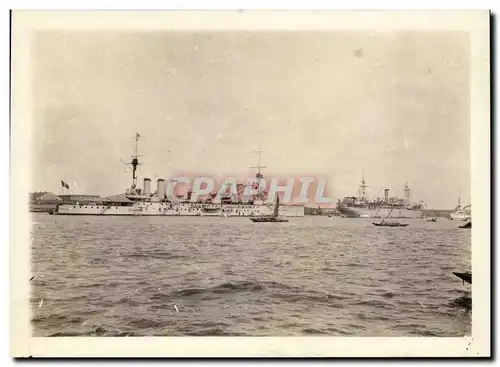 Ansichtskarte AK CARTE PHOTO Bateau de guerre Cuirasses