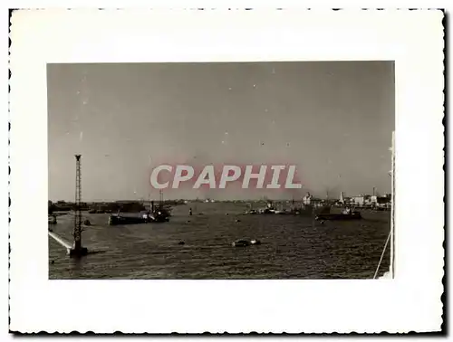 Ansichtskarte AK CARTE PHOTO Bateau Port