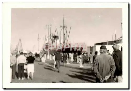 Cartes postales CARTE PHOTO Bateau Port La Mothe d&#39Iberville Le Havre