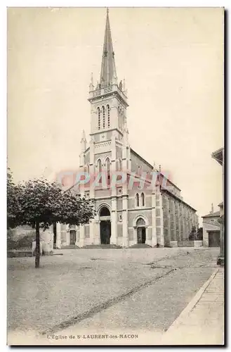 Macon - Eglise de St Laurent les Macon - Ansichtskarte AK