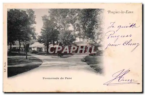 Pougues les Eaux - Promenade du Parc - Cartes postales