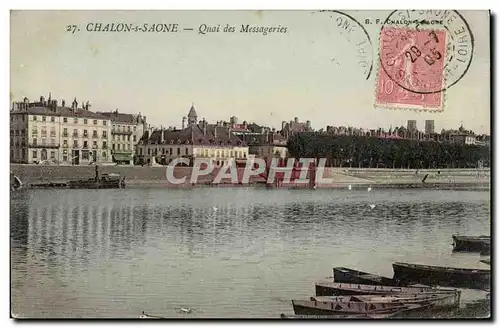 Chalon sur Saone - Quai des Messageries - Cartes postales