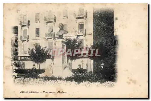Chalon sur Saone - Monument Chabas - Cartes postales