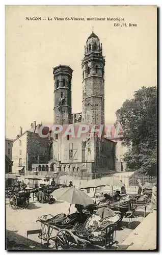 Macon - Le Vieux St Vincent - monument historique - Cartes postales