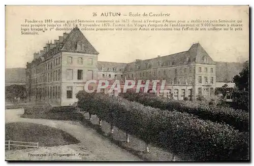 Autun - Ecole de Cavalerie - Ansichtskarte AK