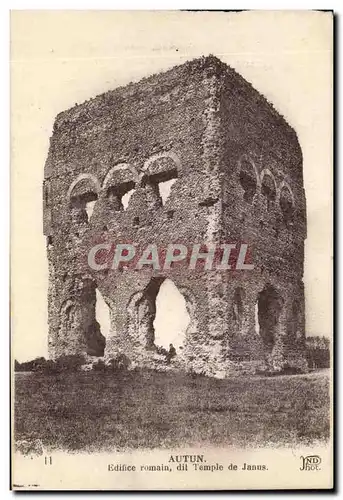 Autun - Edifice Romain - dit Temple de Janus - Cartes postales