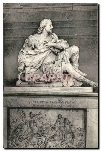 Cluny - Chapelle de l&#39Hopital - Monument du Duc de Bouillon - Cartes postales