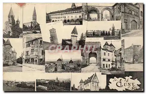 Cluny - 1906 - Souvenir de Cluny - Ansichtskarte AK