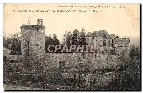 Chateau de Marguerite de Bourgogne - Couches les Mines - Ansichtskarte AK