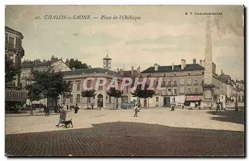 Chalon sur Saone - Place de L&#39Obelisque - Cartes postales