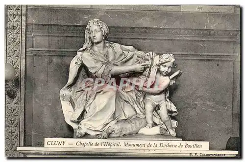 Cluny - Chapelle de l&#39Hopital - Monument de la Duchesse de Bouillon - Cartes postales