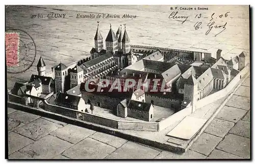 Cluny - Ensemble de ll&#39Ancien Abbaye - Cartes postales