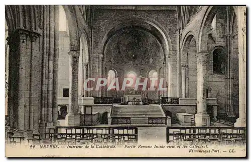 Nevers - Interieur de la Cathedrale - Partir Romane Cartes postales