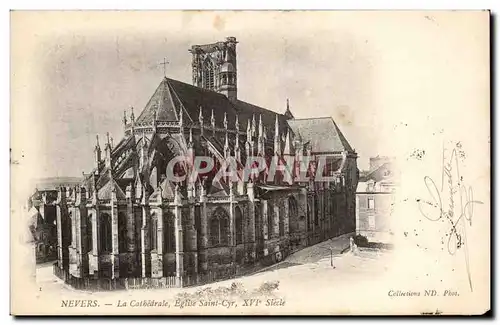 Nevers - La cathedrale Eglise Saint Cyr