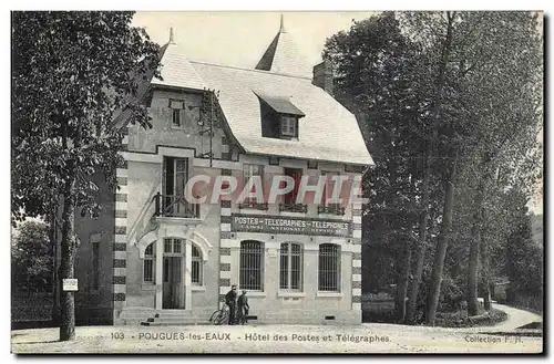 Pougues les Eaux - Hotel des Postes et Telegraphe - Velo - Cartes postales