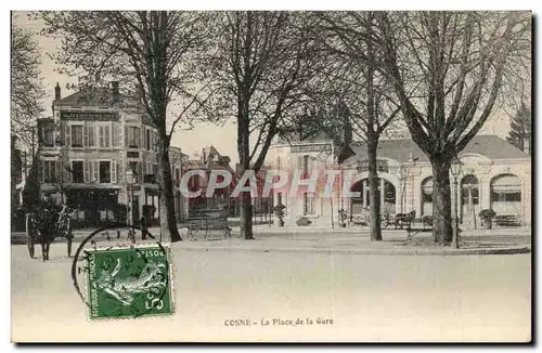 Cosne - La Place de la Gare Cartes postales