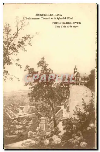 Pougues les Eaux - L'Etablissement Thermal et le Splendid Hotel - Cartes postales