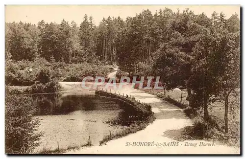 Cartes postales St Honore les Bains Etang Honore