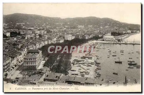 Cannes - panorama pres de Mont Chevalier - Cartes postales