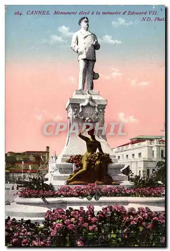 Cannes - Monument eleve a la memoire d&#39Edouard VII - Cartes postales