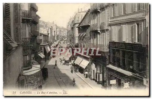 Cannes - Rue d&#39Antibes - Cartes postales