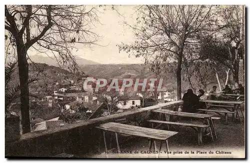 Ste Anne de Cagnes - Vue prise de la Place du Chateau - Cartes postales