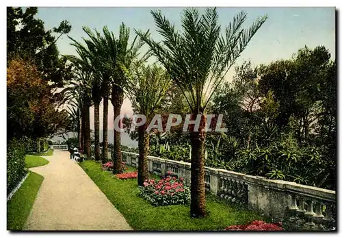 La Cote d&#39Azur - Cap d&#39Antibes - Villa Eilenroe - Allee de Palmiers - Ansichtskarte AK