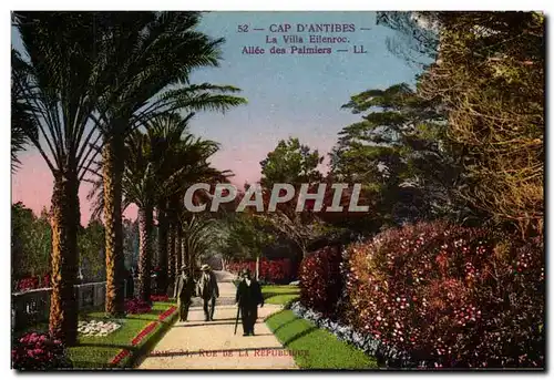 La Cote d&#39Azur - Cap d&#39Antibes - Villa Eilenroe - Allee de Palmiers - Ansichtskarte AK