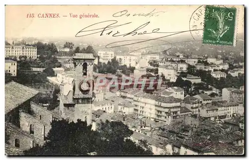 Cannes - Vue Generale - Cartes postales