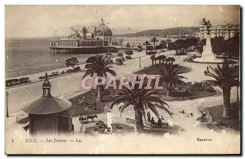 Nice - Les Jardins - Cartes postales