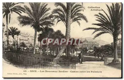 Nice - Les Nouveaux Jardins - Casino Entre les Palmiers - Cartes postales