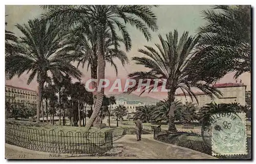 Nice - Les Nouveaux Jardins et le Casino - Cartes postales