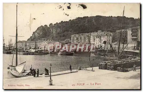 Nice - Le Port - bateau - boat - Cartes postales