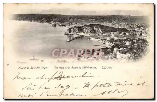 Nice a la Baie des Anges - Vue Prise de a Route Villefranche - Cartes postales